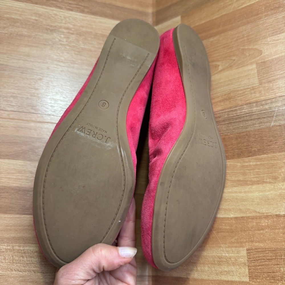 J. crew cece ballet flats in fuchsia size 8 - Picture 2 of 14